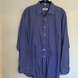 MENS SHIRT BLUE CHECK FABIO INGHIRAMI L PERFECT